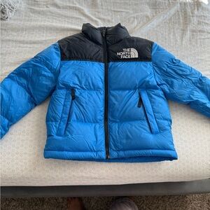 The North Face Black and Blue Insulated Jacket